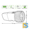 Ручной светодиодный фонарь Gauss аккумуляторный 130х50 40 лм GF103