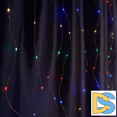 Светодиодная гирлянда Feron Занавес USB разноцветная без мерцания CL590 41637