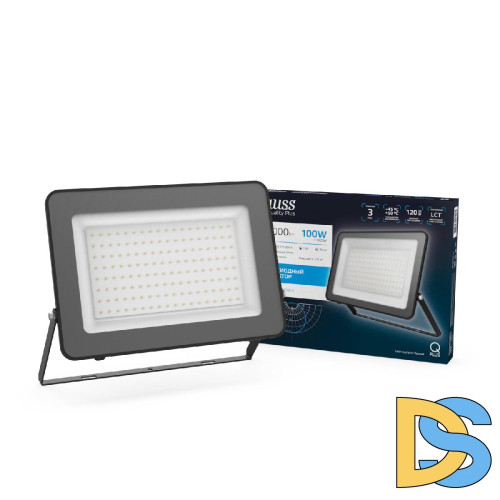 Прожектор светодиодный Gauss Qplus 100W 6500К 613511100