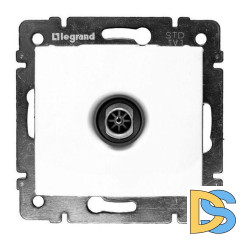 Розетка TV оконечная Legrand Valena алюминий 770130