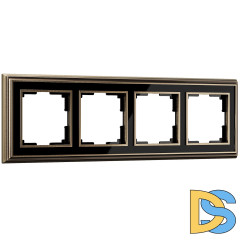 Рамка на 4 поста Werkel (бронза WL17-Frame-04