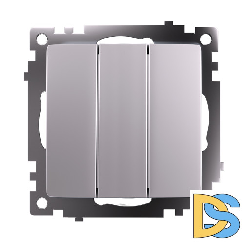 Выключатель трехклавишный Stekker GLS10-7108-03 Катрин 49173