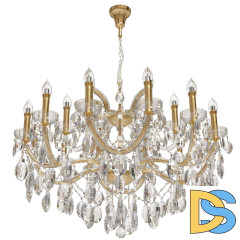 Подвесная люстра Crystal Lux Hollywood SP12+6 Gold