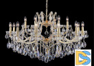 Подвесная люстра Crystal Lux Hollywood SP12+6 Gold