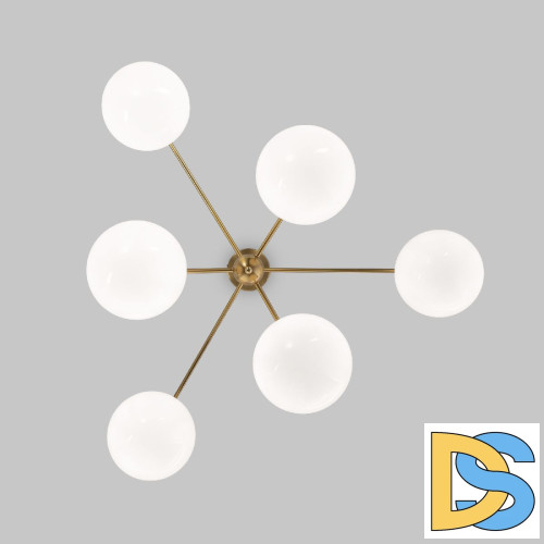 Люстра на штанге Eurosvet Marbella 60147/6 латунь a063851