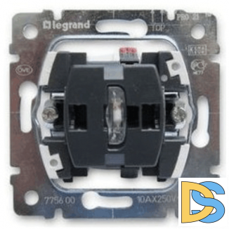 Механизм одноклавишного выключателя с подсветкой Legrand Galea Life