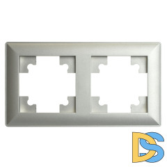Рамка двухместная Stekker PFR00-7002-03 Катрин 39798