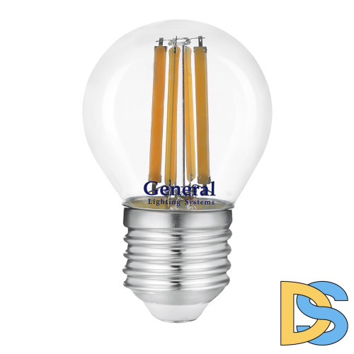 Филаментная светодиодная лампа General GLDEN-G45S-15-230-E27-6500 661439