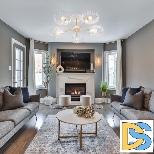 Люстра на штанге Escada Banjo 679/5P White