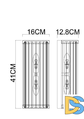 Настенный светильник Arte Lamp Fortuna A1069AP-2GO