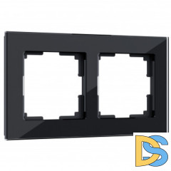 Рамка на 2 поста (черный) W0021108