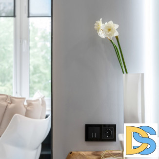 Рамка на 2 поста (черный) W0021108