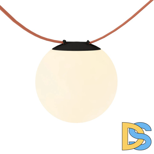 Трековый однофазный светильник Denkirs Belty orb DK5552-BK