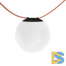 Трековый однофазный светильник Denkirs Belty orb DK5552-BK