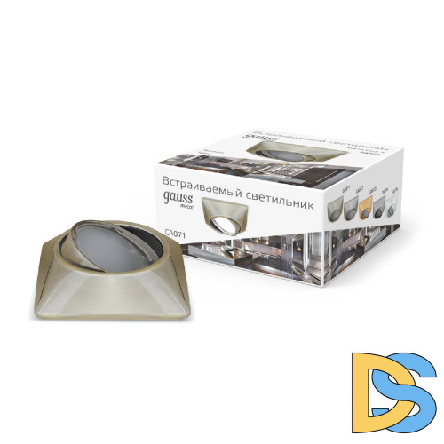 Встраиваемый светильник Gauss Metal Exclusive CA071