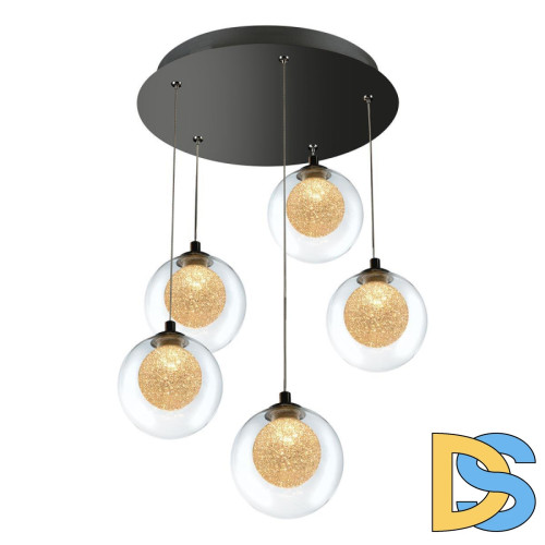 Подвесная светодиодная люстра iLedex Oblivion C4457-5R CR