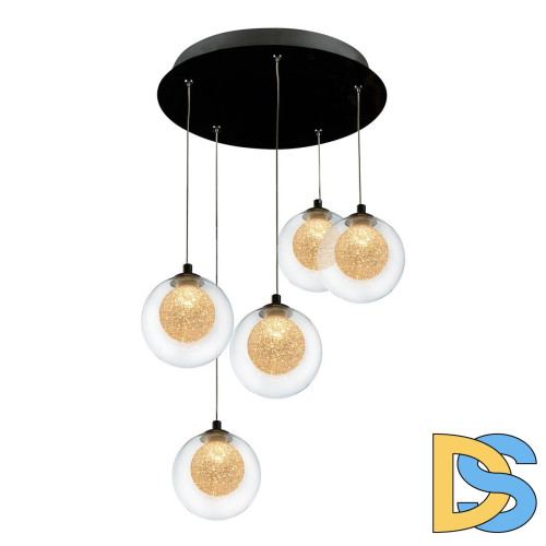 Подвесная светодиодная люстра iLedex Oblivion C4457-5R CR