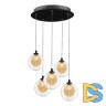 Подвесная светодиодная люстра iLedex Oblivion C4457-5R CR