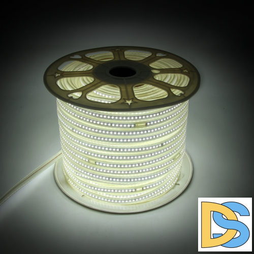 Светодиодная лента Apeyron Стандарт 220В 2835 8Вт/м 3000К 50м IP65 17-41