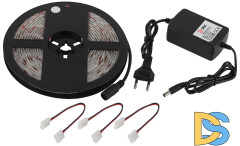 Комплект светодиодной ленты Эра 12В 5050 14,4Вт/м 6500K 5м IP65 5050kit-14,4-60-12-IP65-6500-5m Б0043068