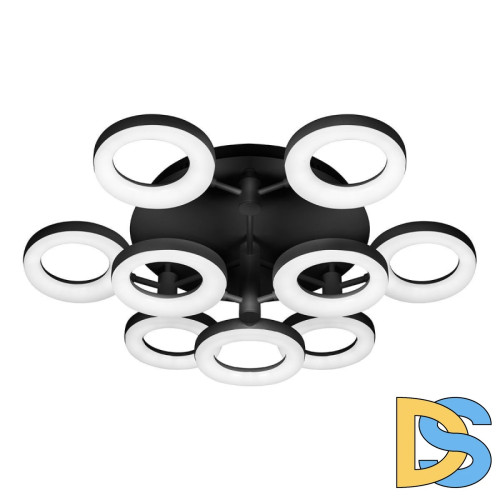 Потолочная светодиодная люстра iLedex Jomo FS-014-X9 108W BK