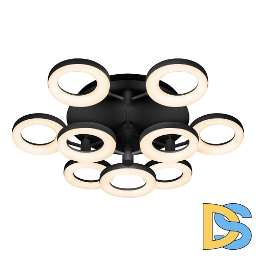 Потолочная светодиодная люстра iLedex Jomo FS-014-X9 108W BK