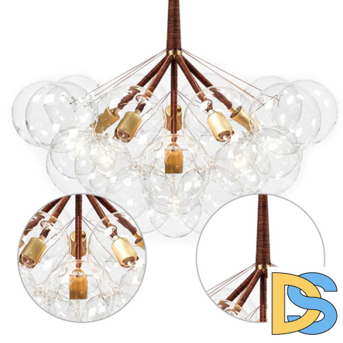 Подвесная люстра DeLight Collection 9087/3 brown