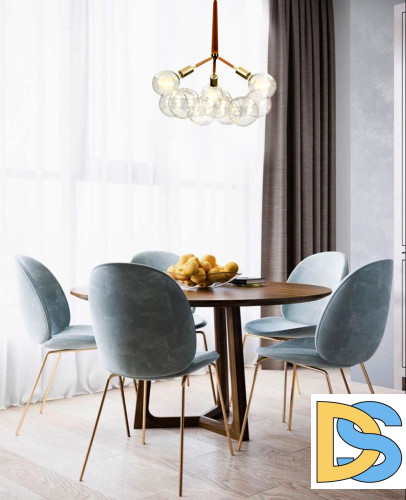 Подвесная люстра DeLight Collection 9087/3 brown