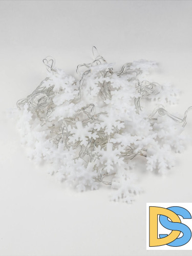 Светодиодная гирлянда Uniel Снежинки-3 (UL-00007195) разноцветный ULD-S0500-050/DTA Multi IP20 Snowflakes-3