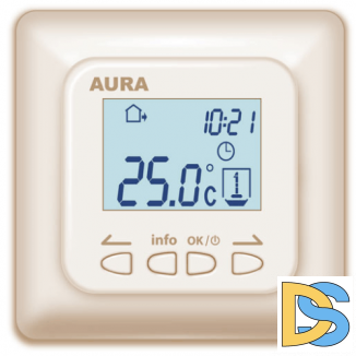 Терморегулятор AURA LTC 730 кремовый