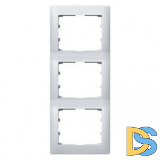 Рамка 3 поста вертикальная Legrand Galea Life - алюминий