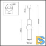 Подвесной светодиодный светильник Odeon Light Sakra 4070/5L
