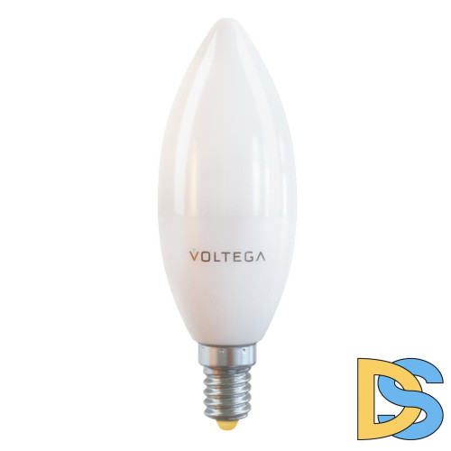 Лампа светодиодная Voltega E14 10W 2800К матовая VG2-C37E14warm10W 7064