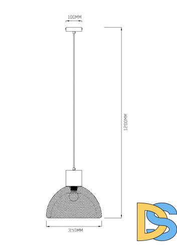 Подвесной светильник Arte Lamp Castello A7046SP-1BK