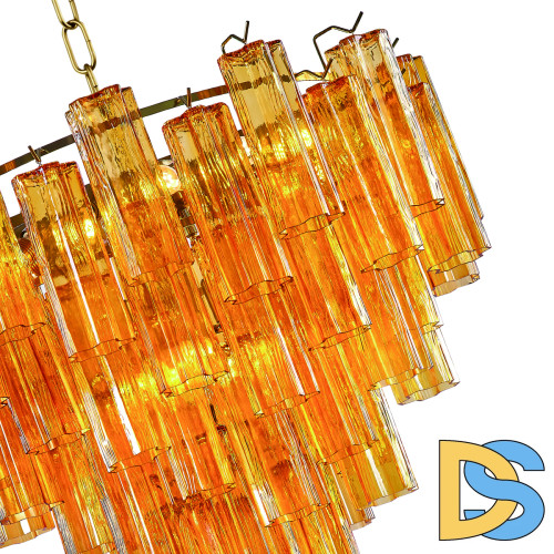Подвесная люстра Delight Collection OWD2093-D75 gold/amber