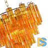 Подвесная люстра Delight Collection OWD2093-D75 gold/amber