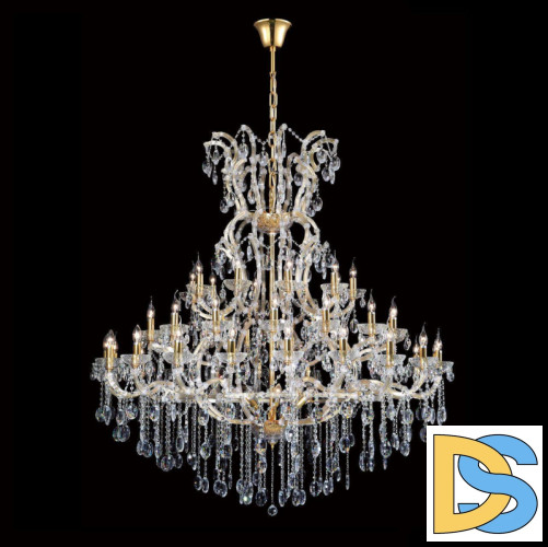 Каскадная люстра Crystal Lux Hollywood SP53 Gold