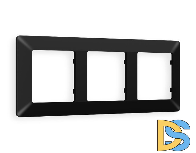 Рамка трехместная Ambrella Volt Line AF110703