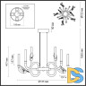 Подвесная люстра Odeon Light Lark 5431/30L