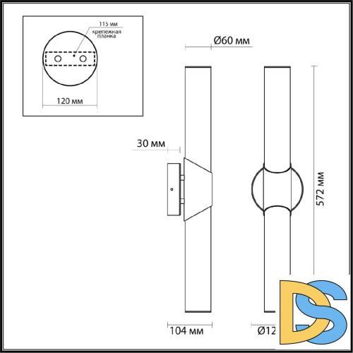 Настенный светильник Odeon Light Marbella 6673/12WL