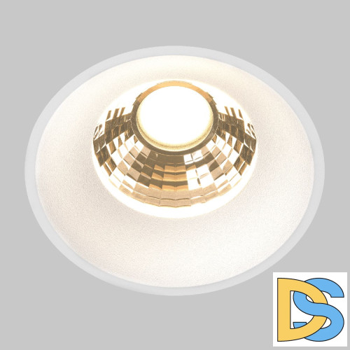 Встраиваемый светильник Maytoni Round DL058-12W2.7K-TRS-W