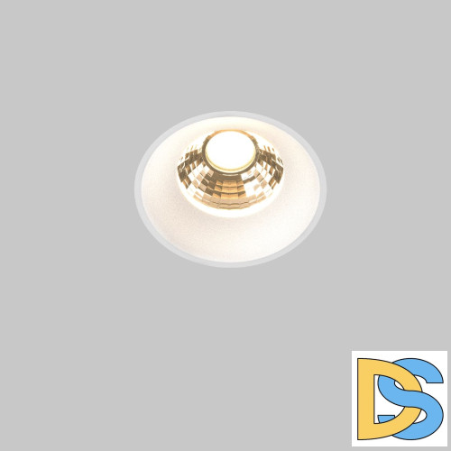 Встраиваемый светильник Maytoni Round DL058-12W2.7K-TRS-W