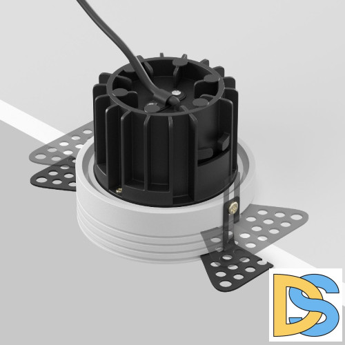 Встраиваемый светильник Maytoni Round DL058-12W2.7K-TRS-W