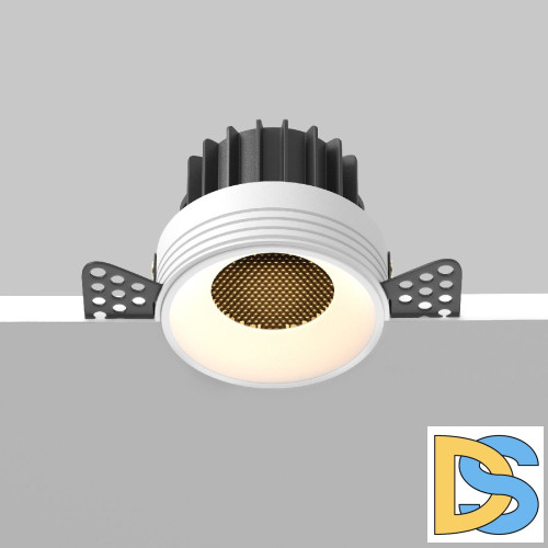Встраиваемый светильник Maytoni Round DL058-12W2.7K-TRS-W