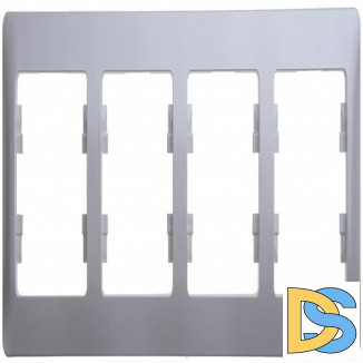 Рамка 4-ая (четверная), Перламутр, серия Glossa, Schneider Electric