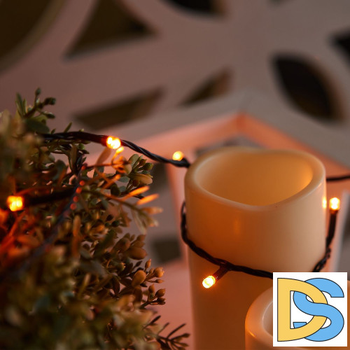 Гирлянда Uniel ULD-S2000-200/DGA AMBER IP20 UL-00010894