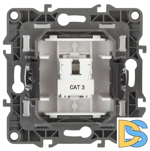 Розетка телефонная RJ11 Эра 12-3105-01 Б0014711