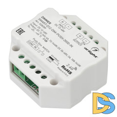 Диммер Arlight Smart-D12-Dim-Push-2000-IN (12-48V, 1x6A, 2.4G) 028289