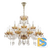 Подвесная люстра Bohemia Ivele Crystal 5417/10+5/240 G Shampan/M-1H