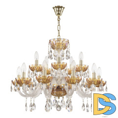 Подвесная люстра Bohemia Ivele Crystal 5417/10+5/240 G Shampan/M-1H